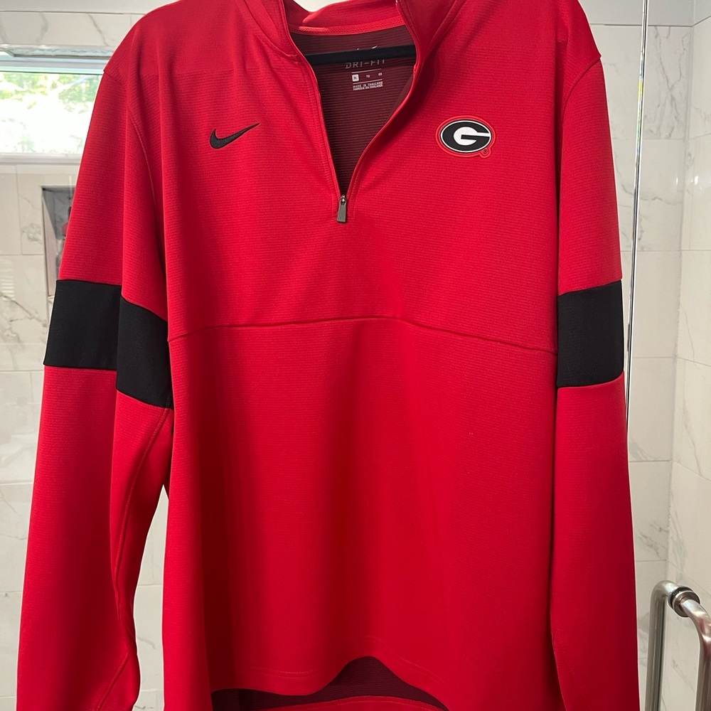 Georgia Nike dry fit quarter zip
